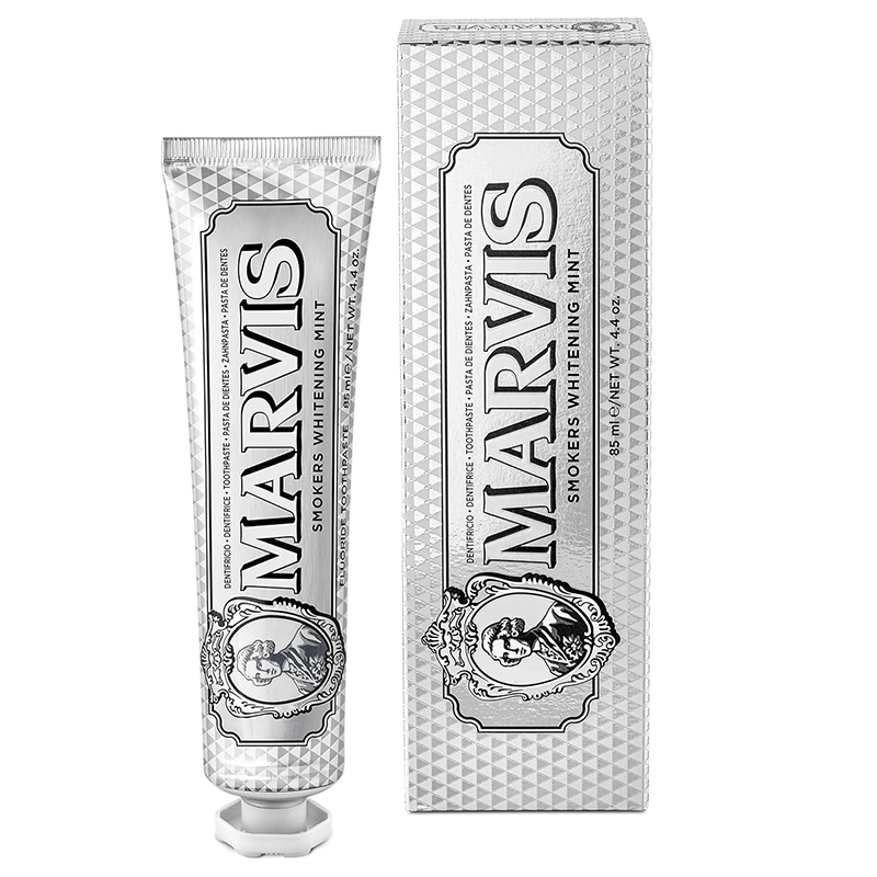 خمیر دندان مارویس مدل Smokers Whitening Mint حجم 85 میلی‌لیتر