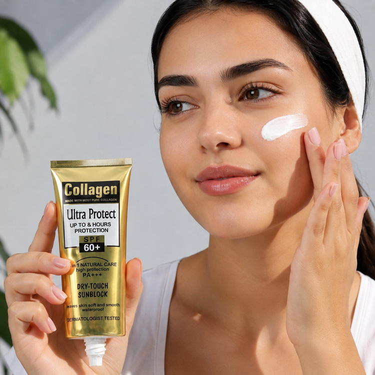 کرم ضد آفتاُب کلاژن SPF 60+