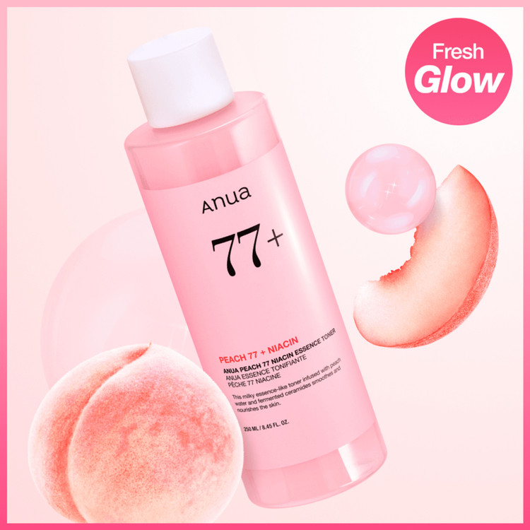 تونر آنوا مدل Peach 77 حجم ۲۵۰ میل با عصاره هلو