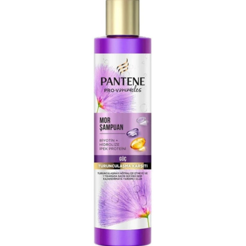 شامپو بنفش ضد زردی مو پنتن اورجینالPantene Pro-V Miracles