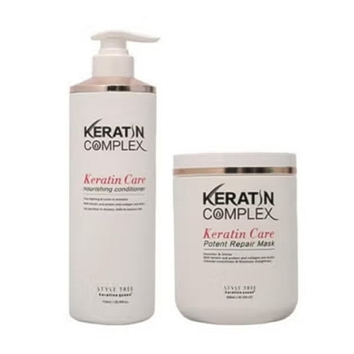 پک شامپو و ماسک موی کراتین کوئین مدل کراتین کمپلکس Keratin Care ترمیمکننده قوی حجم 800 میلkeratin-queen-keratin-complex-keratin-care-hair-mask-800ml