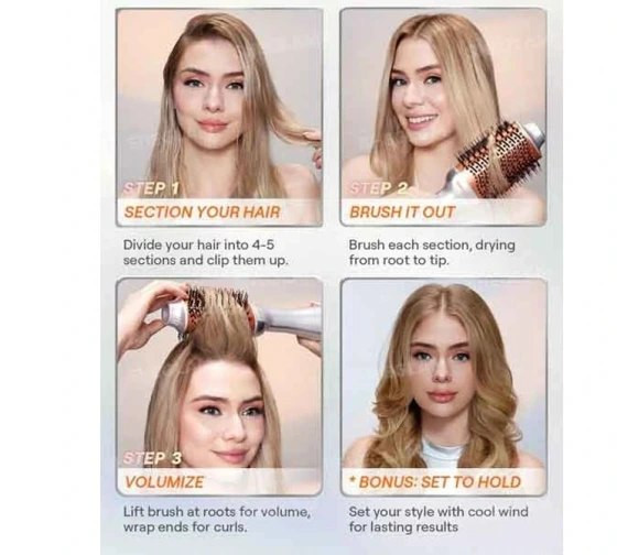 سشوار حجم دهنده شیگلم مدل Blowout Bliss